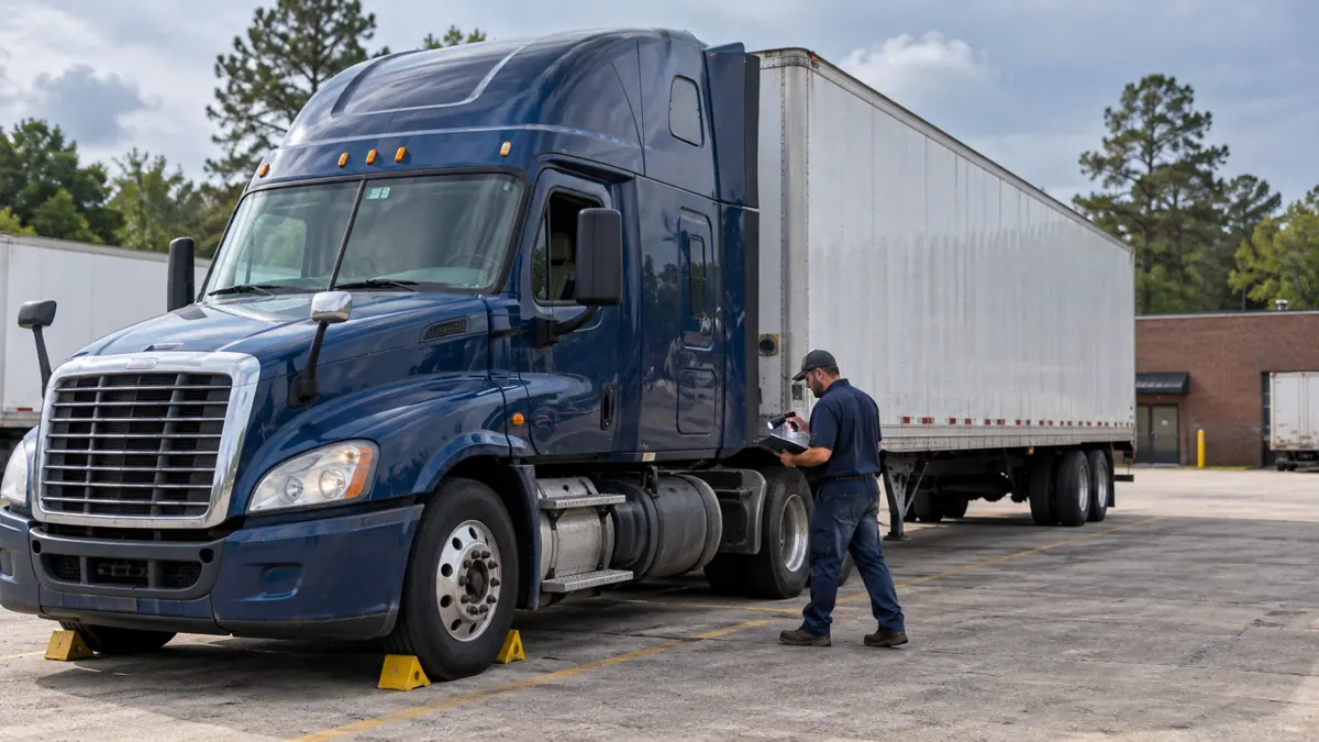 Illustration of how on-site dot inspections work at your location in a Louisiana mobile-service setting